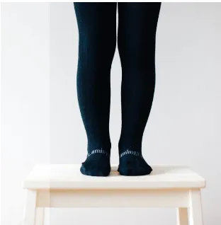 Lamington Merino Tights Plain - Black