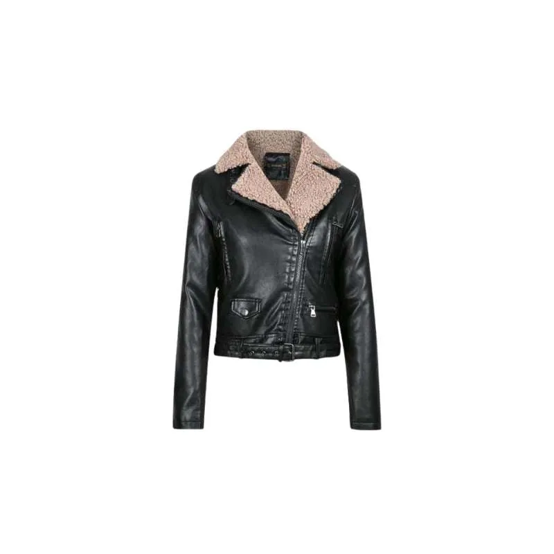 Leather Biker Jacket Women