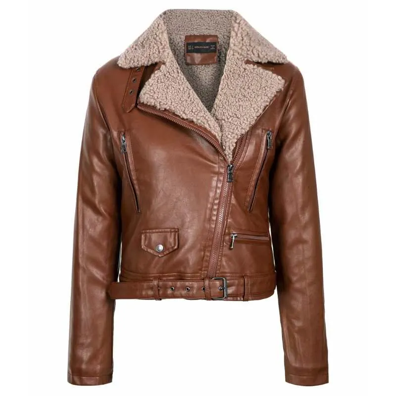 Leather Biker Jacket Women