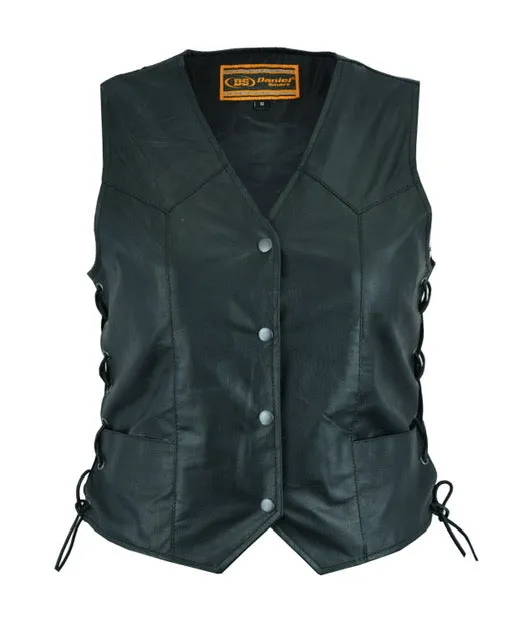 Leather Women's Traditional Lightweight Vest