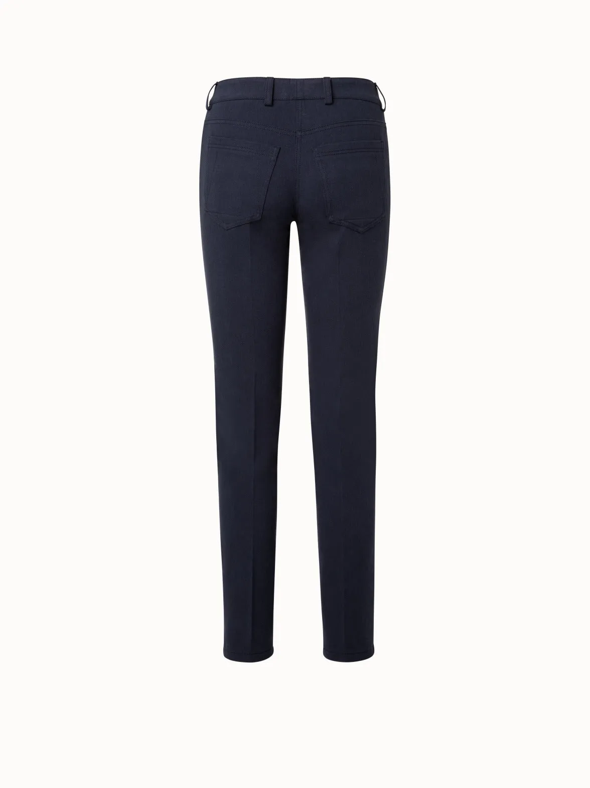 Magda Pant In Cotton Denim Stretch