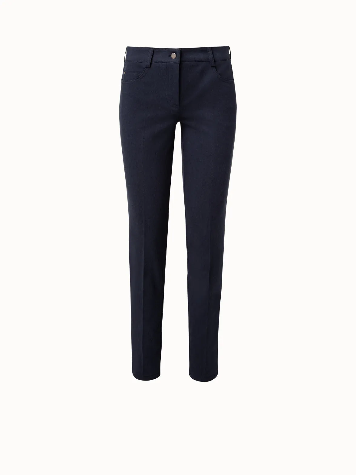 Magda Pant In Cotton Denim Stretch