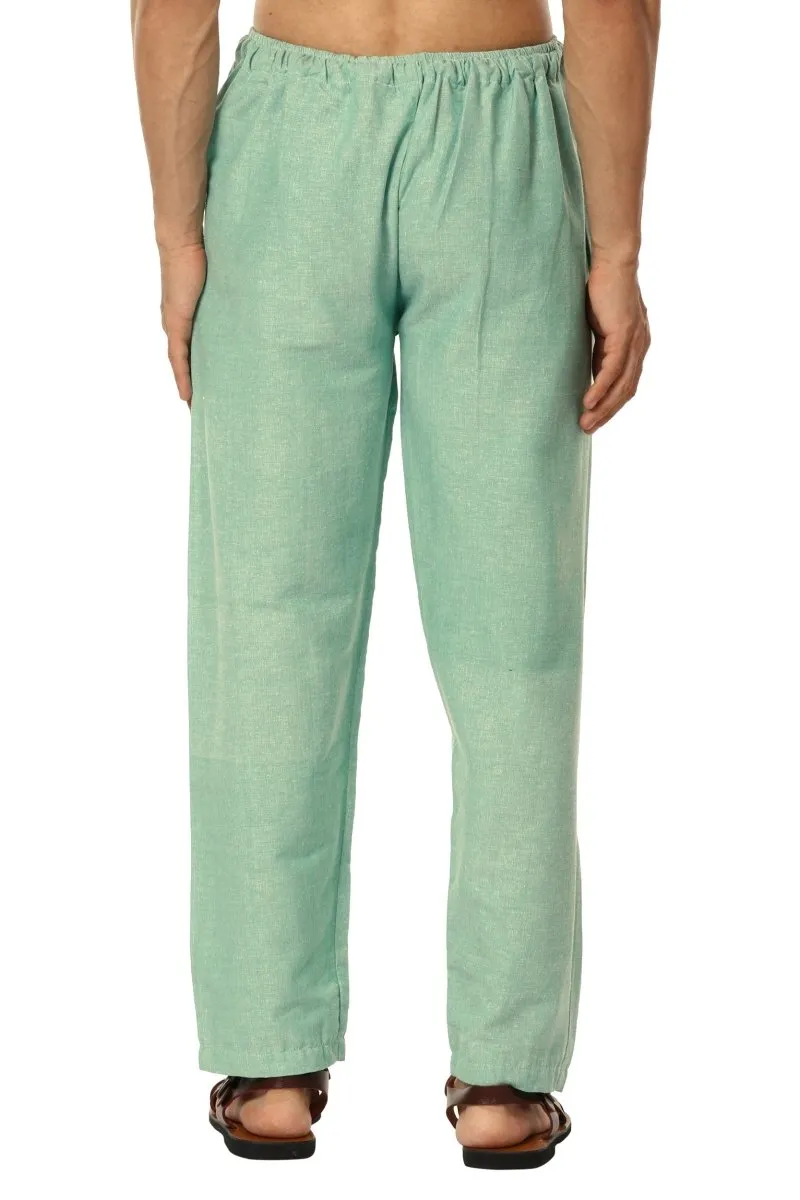 Men's Lounge Pants | Green | Fits Waist Size 28" to 36"