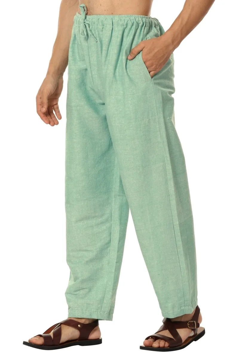 Men's Lounge Pants | Green | Fits Waist Size 28" to 36"