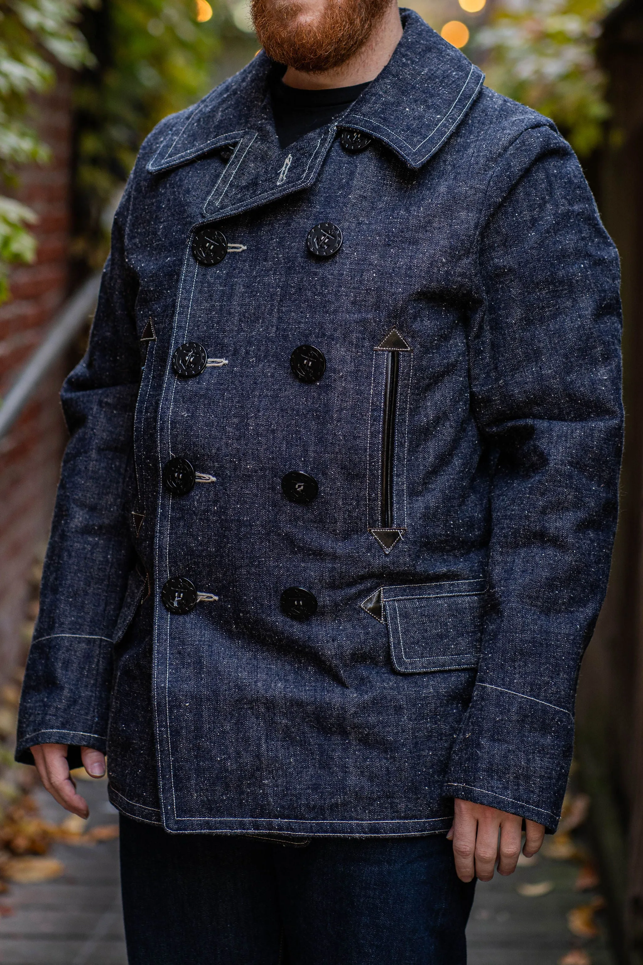 Mister Freedom Peacoat - "Okinawa" Denim