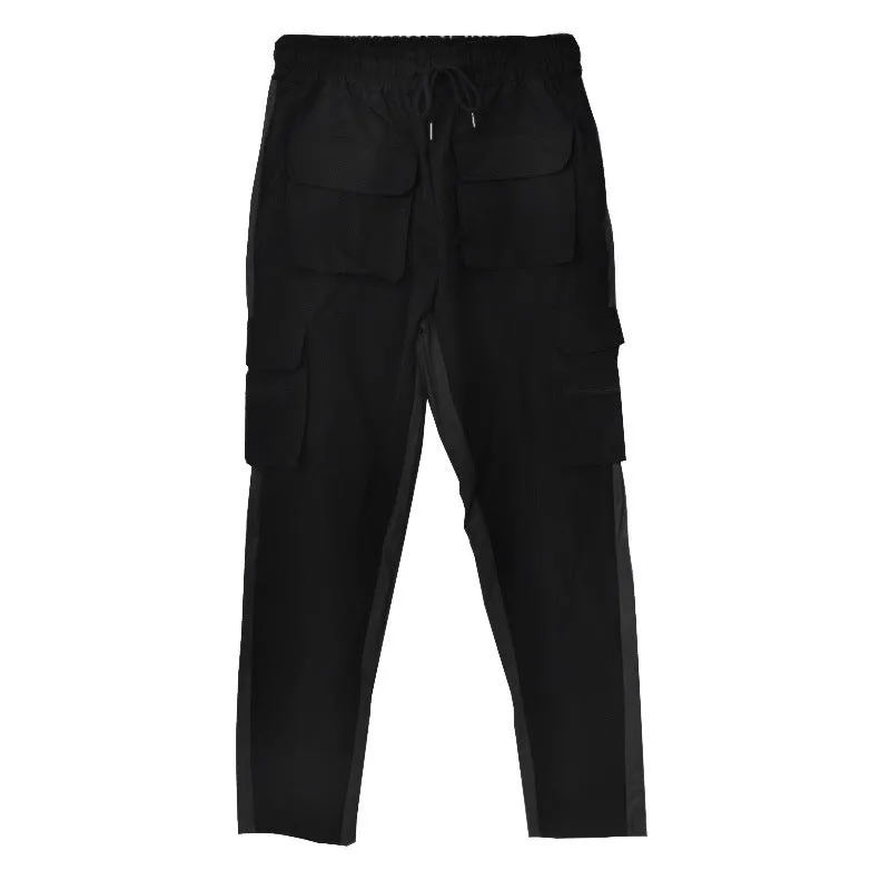 Multi-pocket Reflective Sports Fitness Trousers