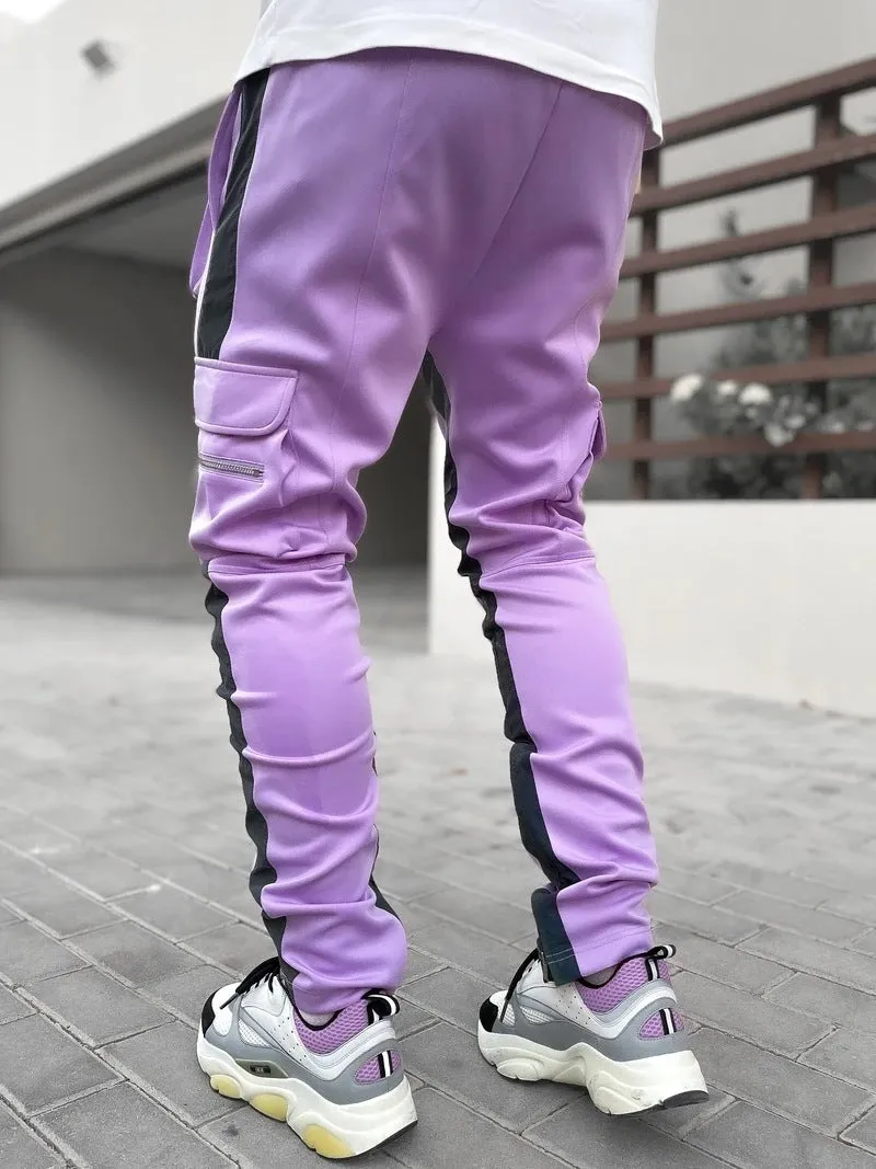 Multi-pocket Reflective Sports Fitness Trousers