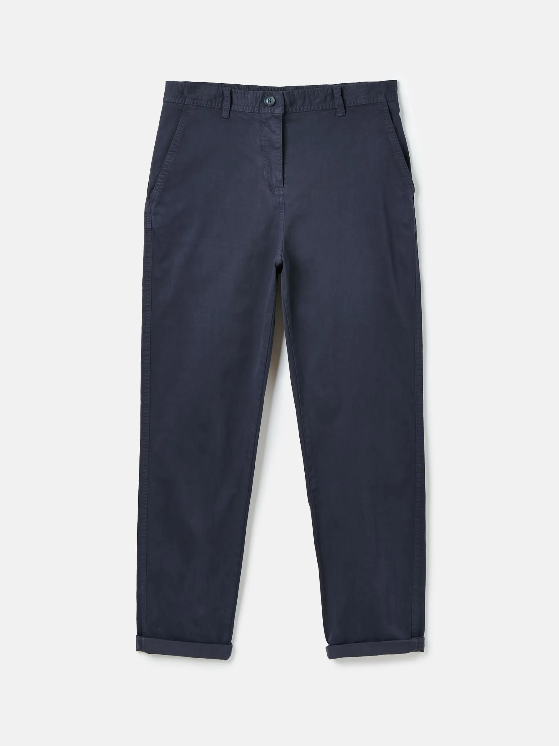 Navy Slim Fit Chino Trousers