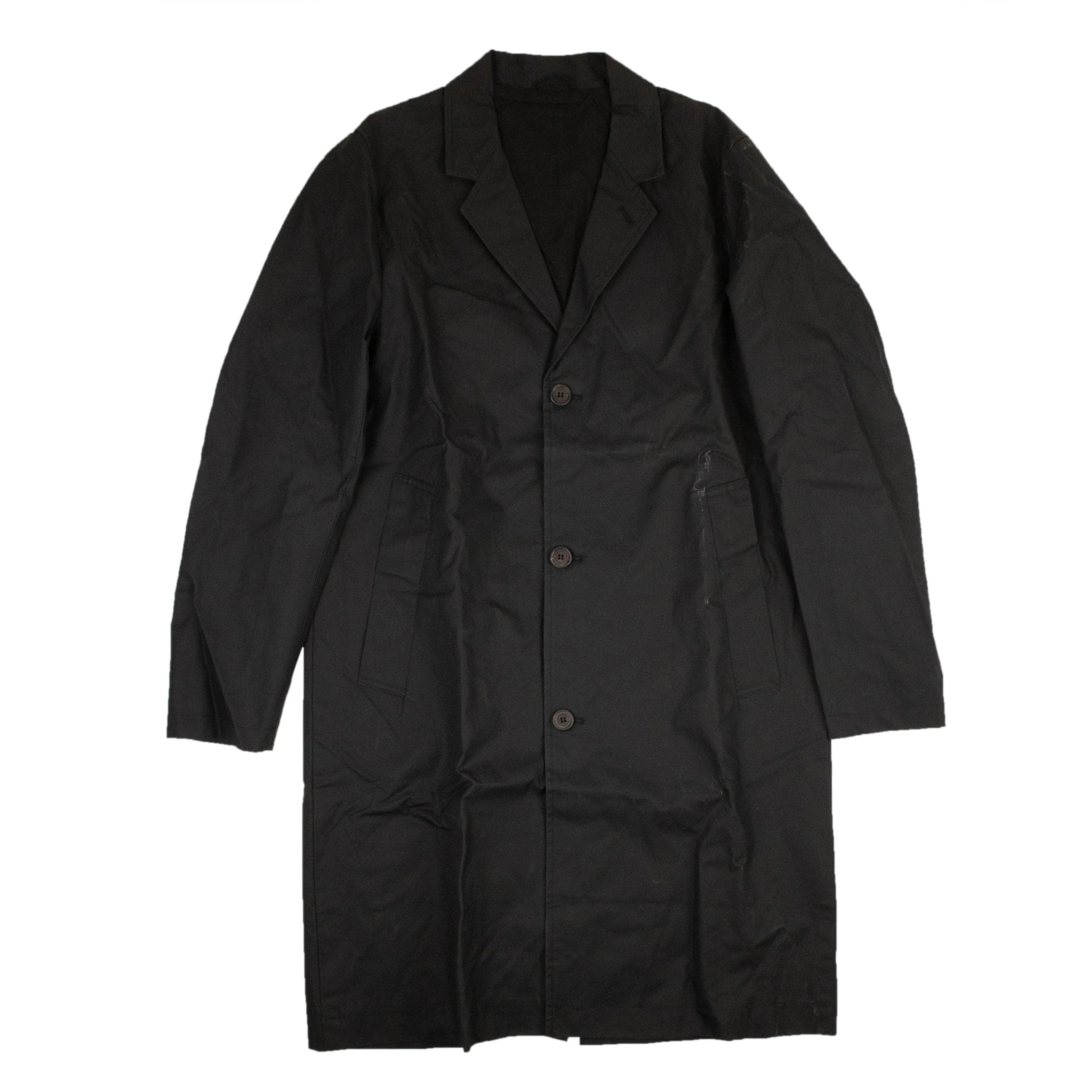 NWT STUTTERHEIM Black Kivik Overcoat Raincoat Size S $395