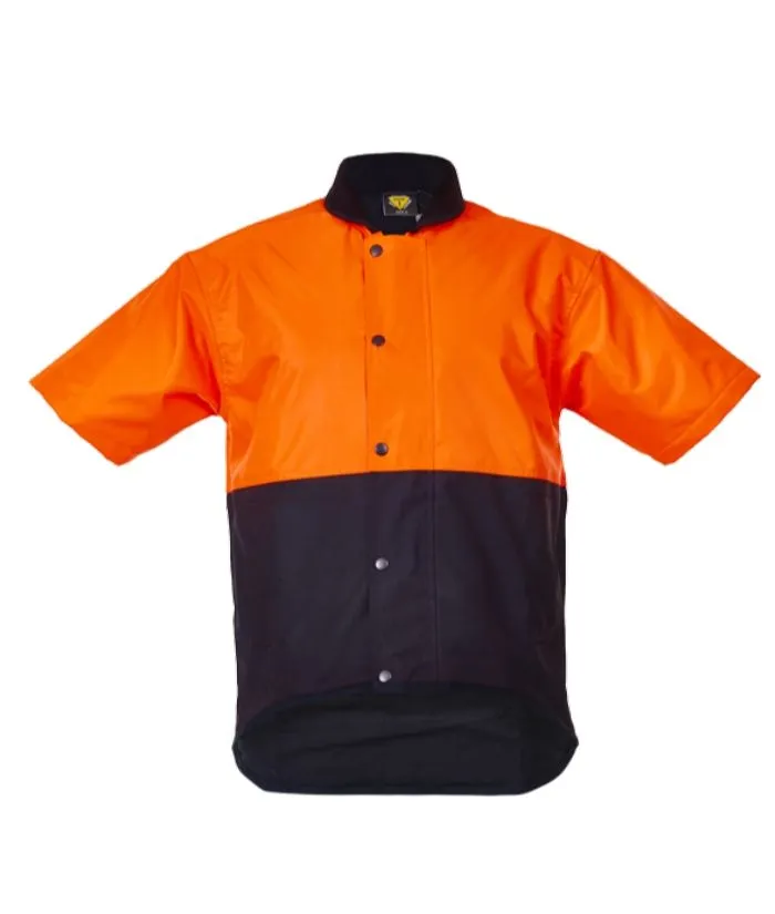 Oilskin Day Only, Short Sleeve, Fleece Lined Vest