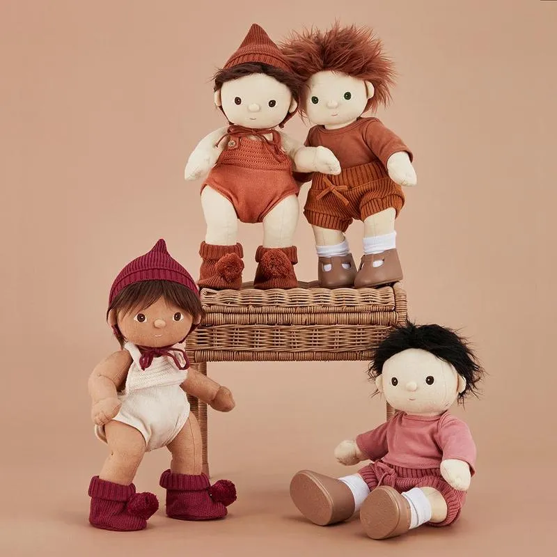 Olli Ella Dinkum Doll Knit Set Plum