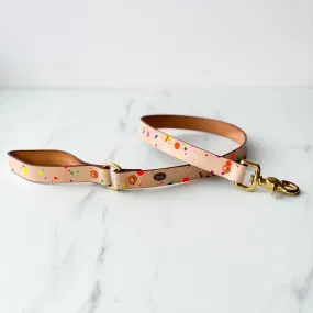 Paint Box Lead | Hand-Painted Leather Dog Lead | Neon