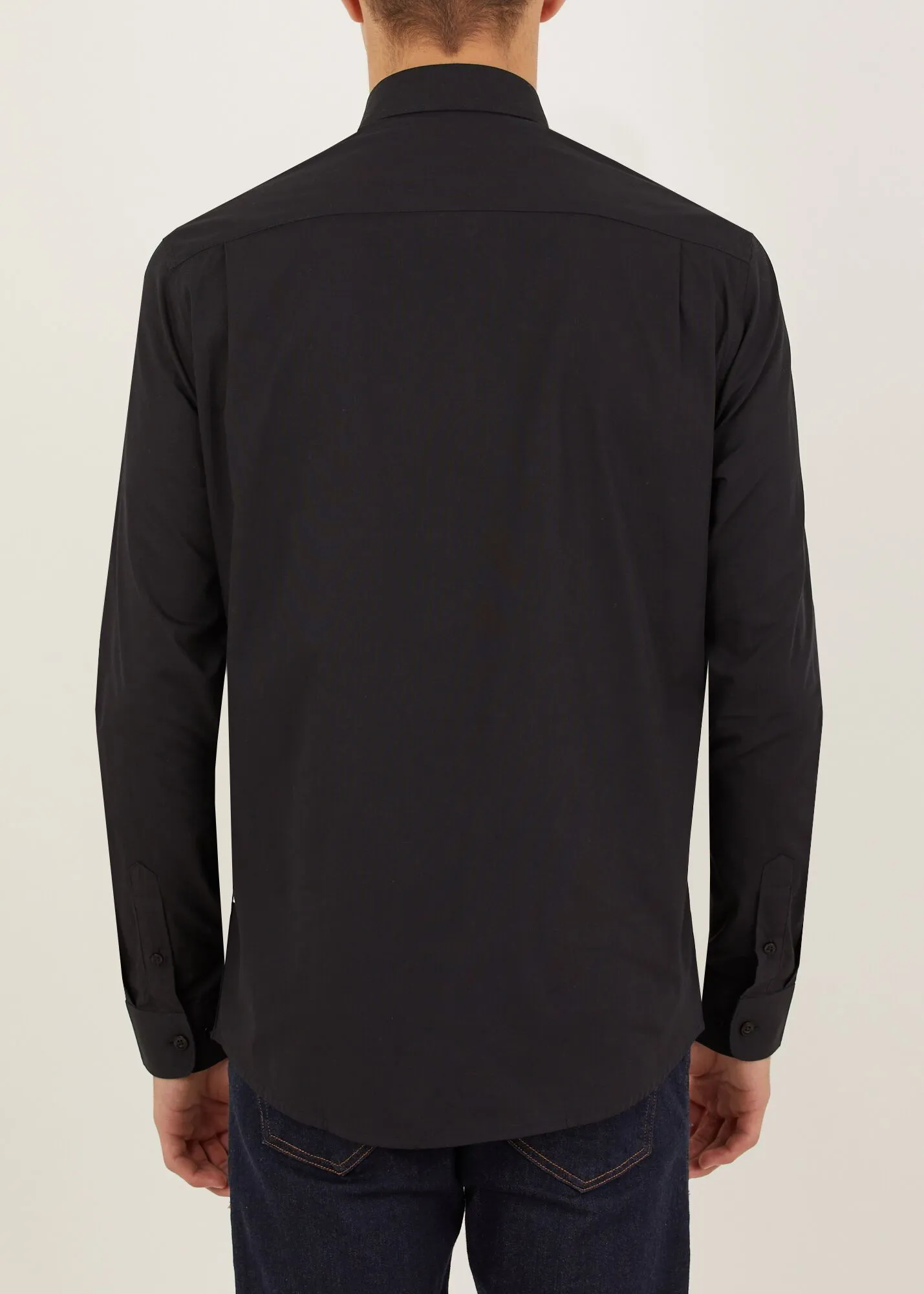 Peter Werth Peak Black Long Sleeved Mens Shirt