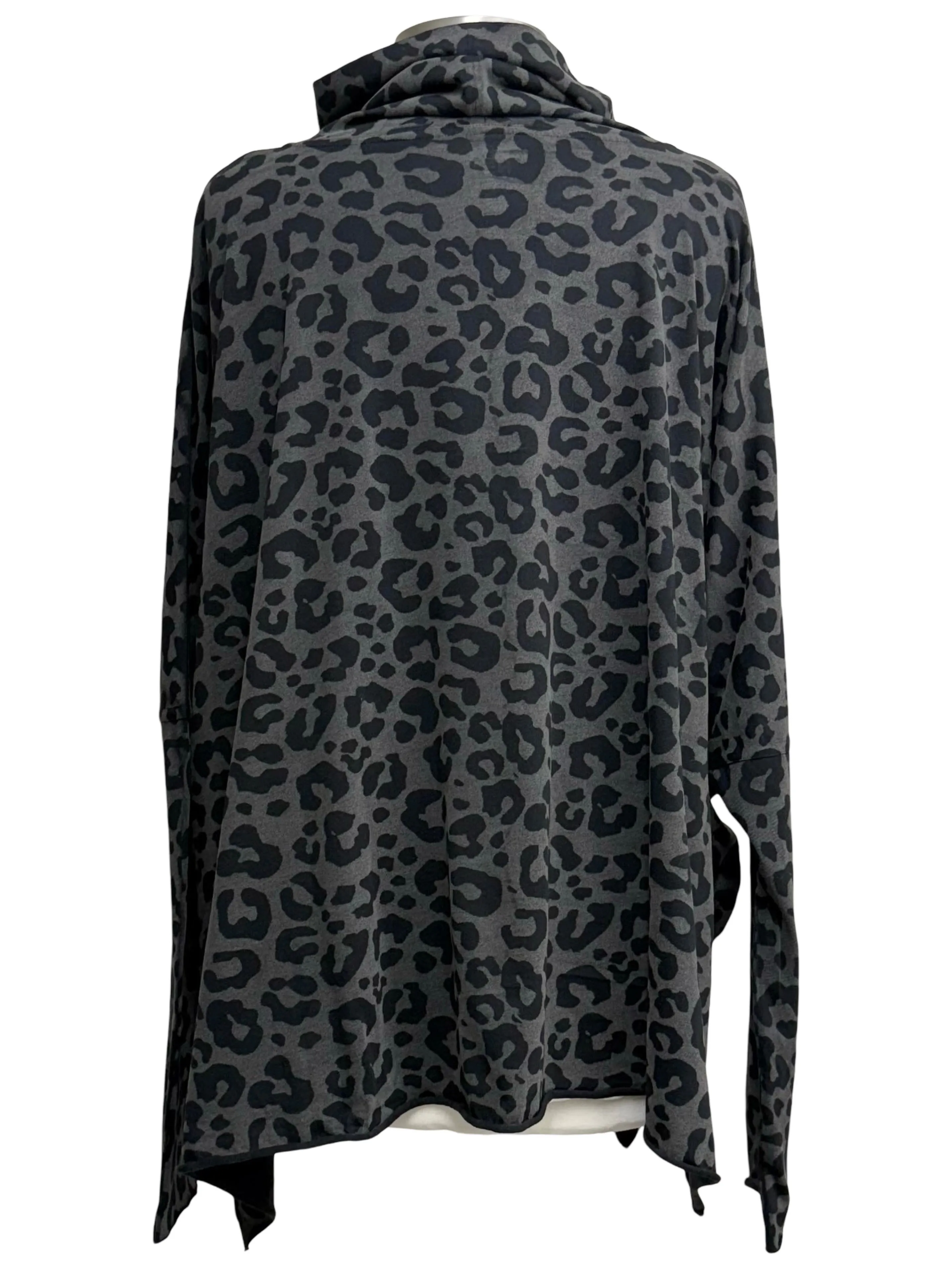 Planet LEOPARD TURTLENECK SWING TOP