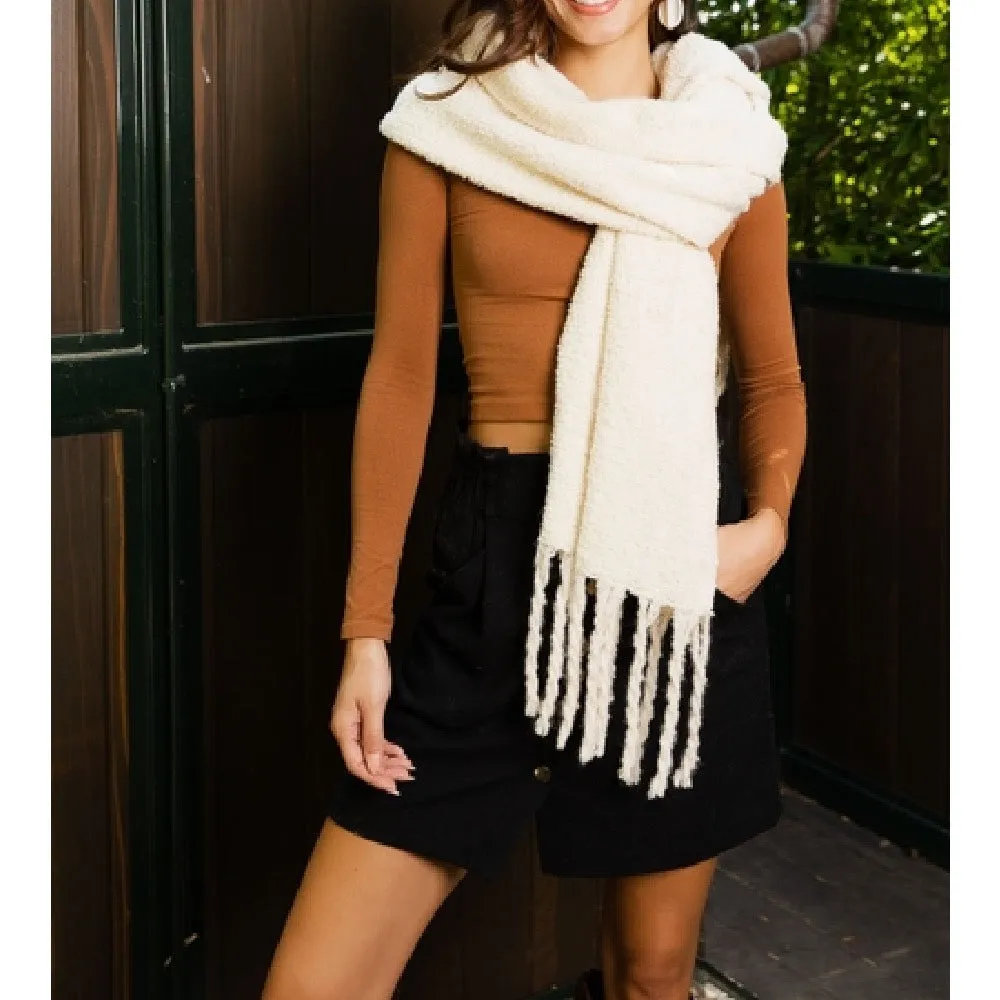 Plush Knit Scarf