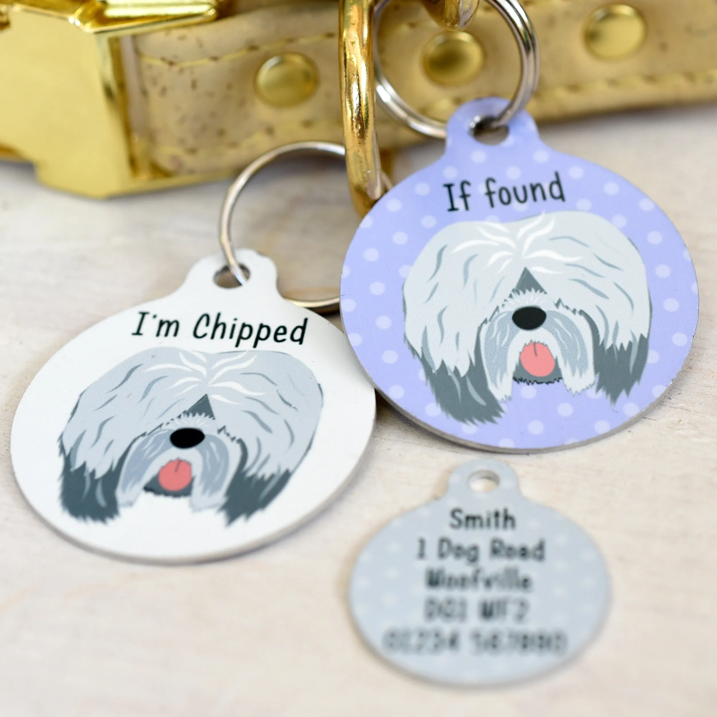 Polish Lowland Sheepdog ID Name Tag