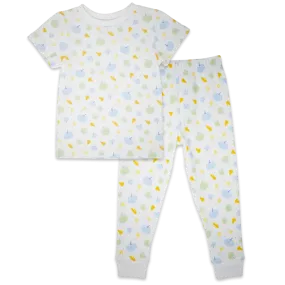 Pumpkin Pajamas | Blue (12M, 18M)