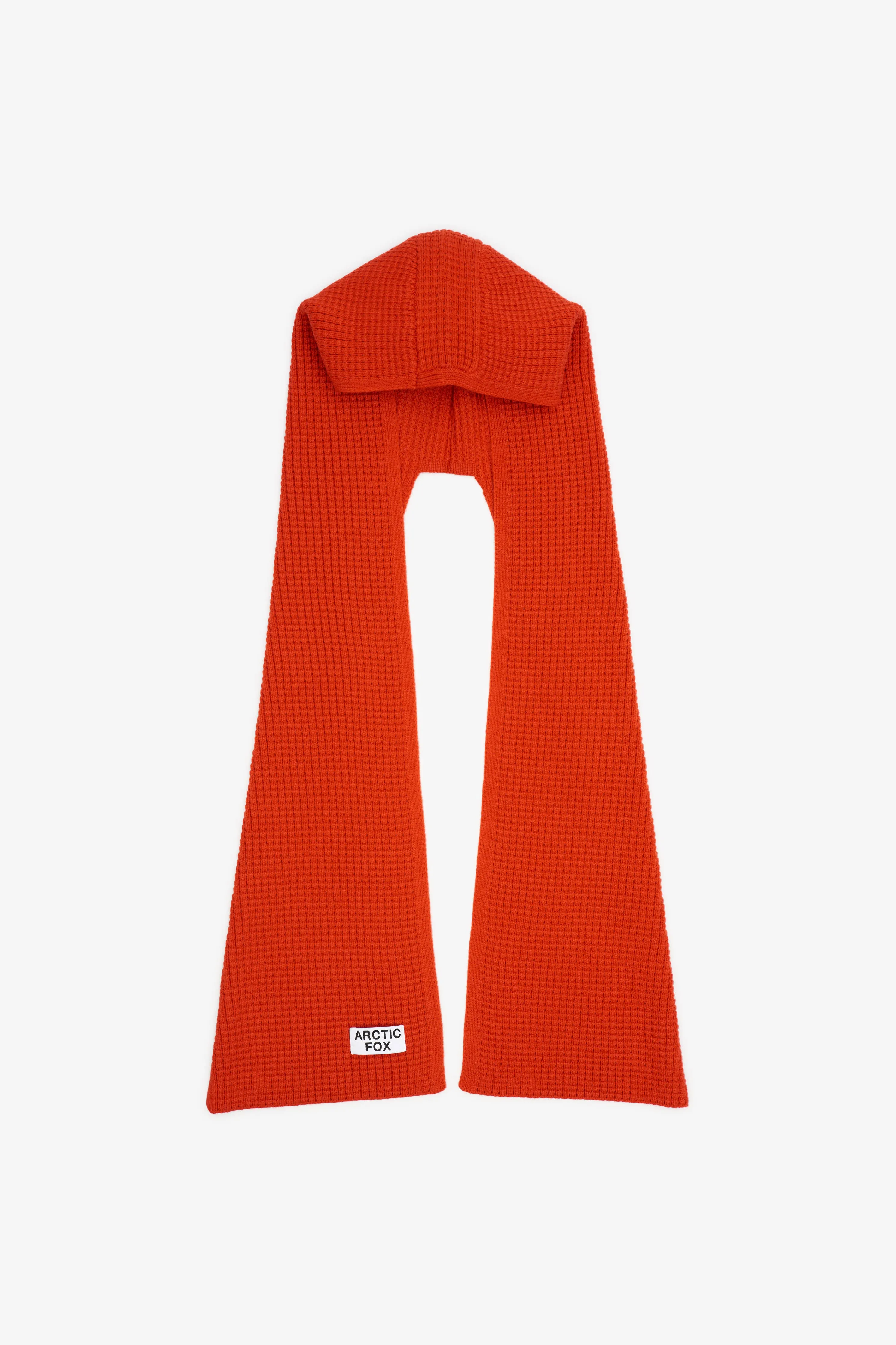 Recycled Hooded Scarf | Sunny Coral 24