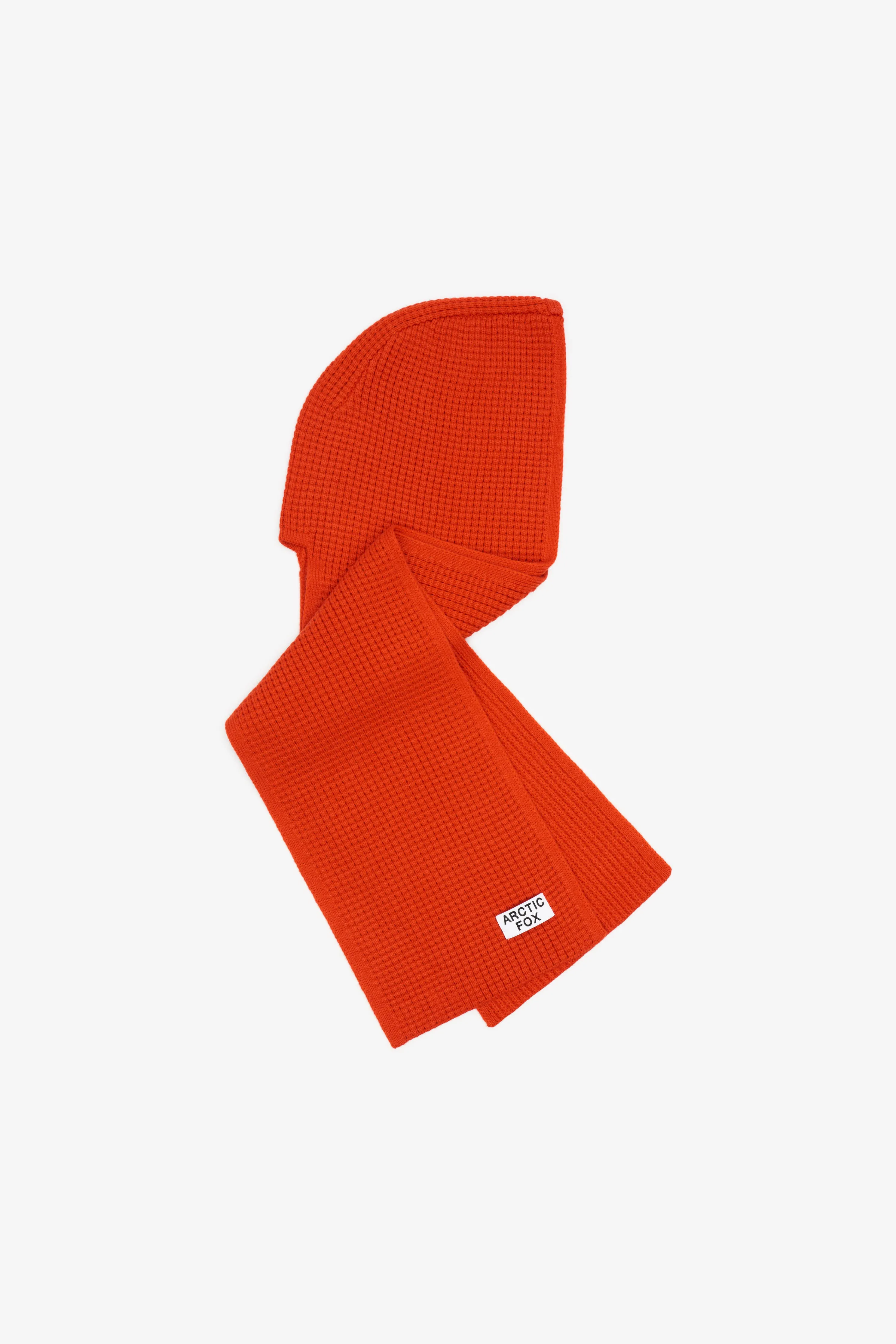 Recycled Hooded Scarf | Sunny Coral 24