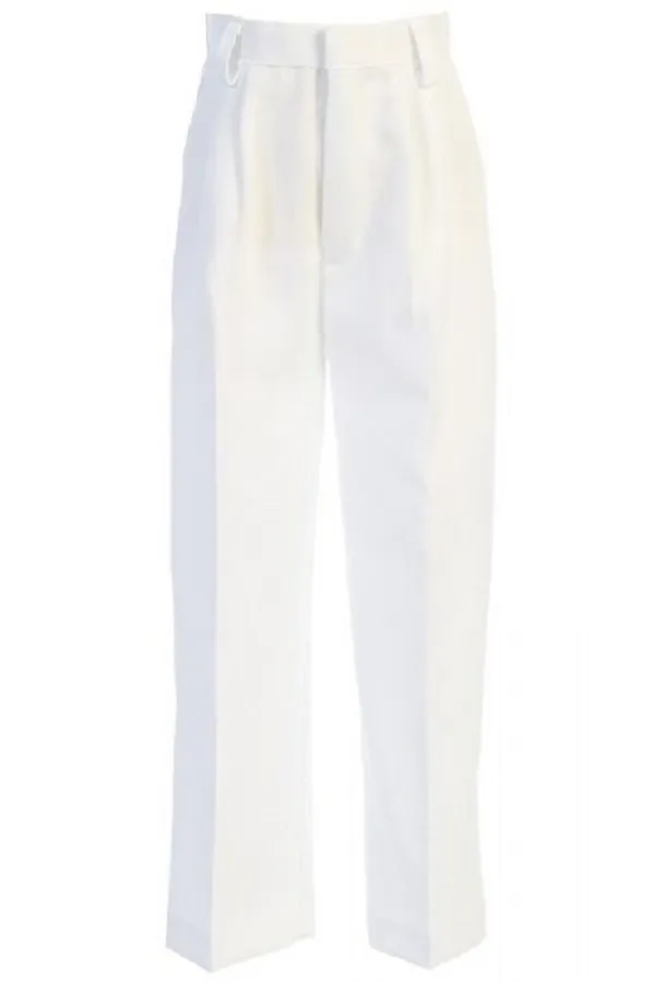 Regular Fit Trousers White