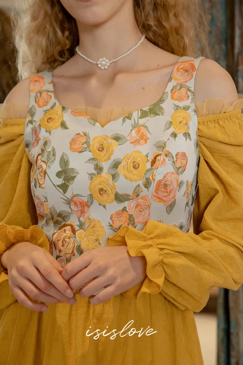 Retro Floral Vest Top