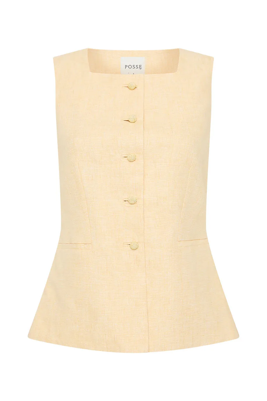 RIO VEST - DUSTY CITRON