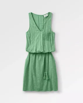 Rivergate Recycled Cotton Dress - Green Spruce