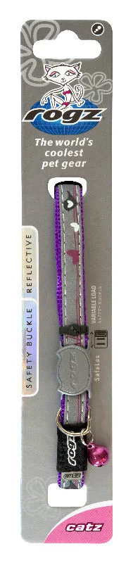 Rogz Purple NightCat Collar