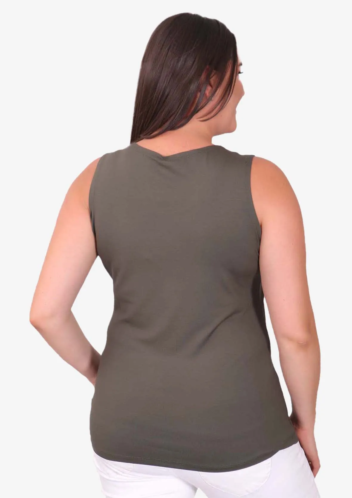 Round Neck Jersey Vest