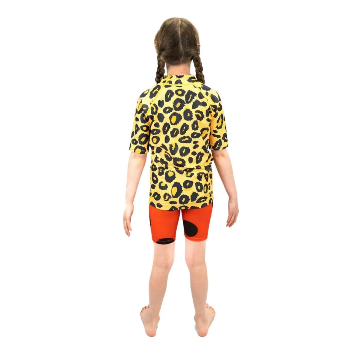 Saltskin Youth Kids UV Rash Vest - Leopard