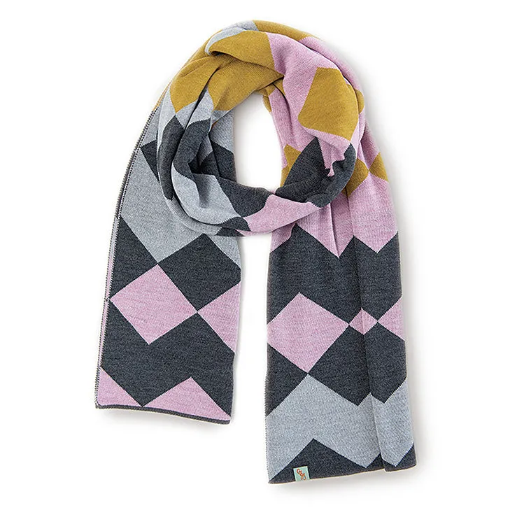 SCARVES - HARLEQUIN - EXTRA FINE MERINO WOOL