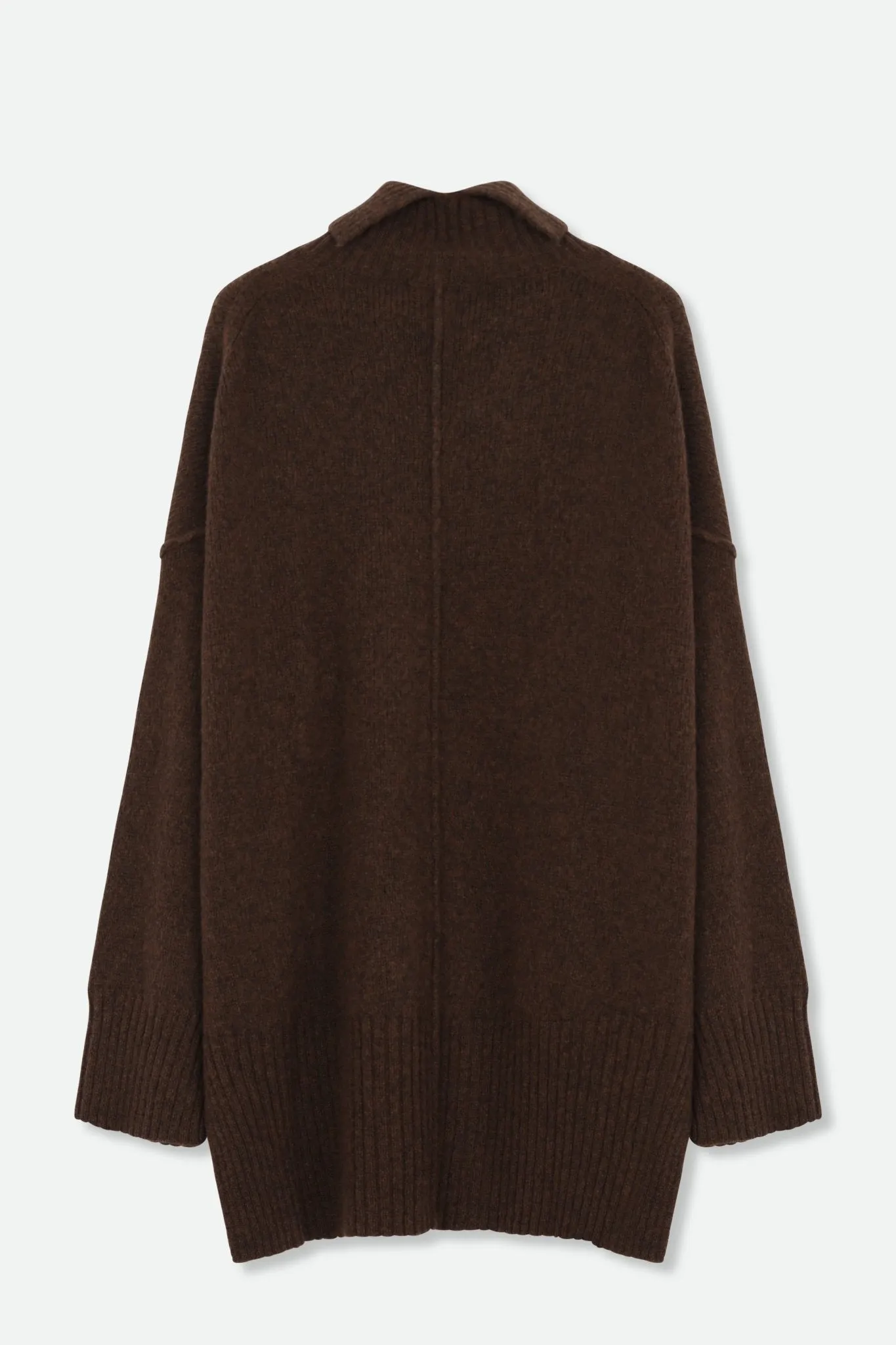 SHELBY FOLDED HIGH NECK IN ITALIAN LOFTY MERINO CASHMERE YARN