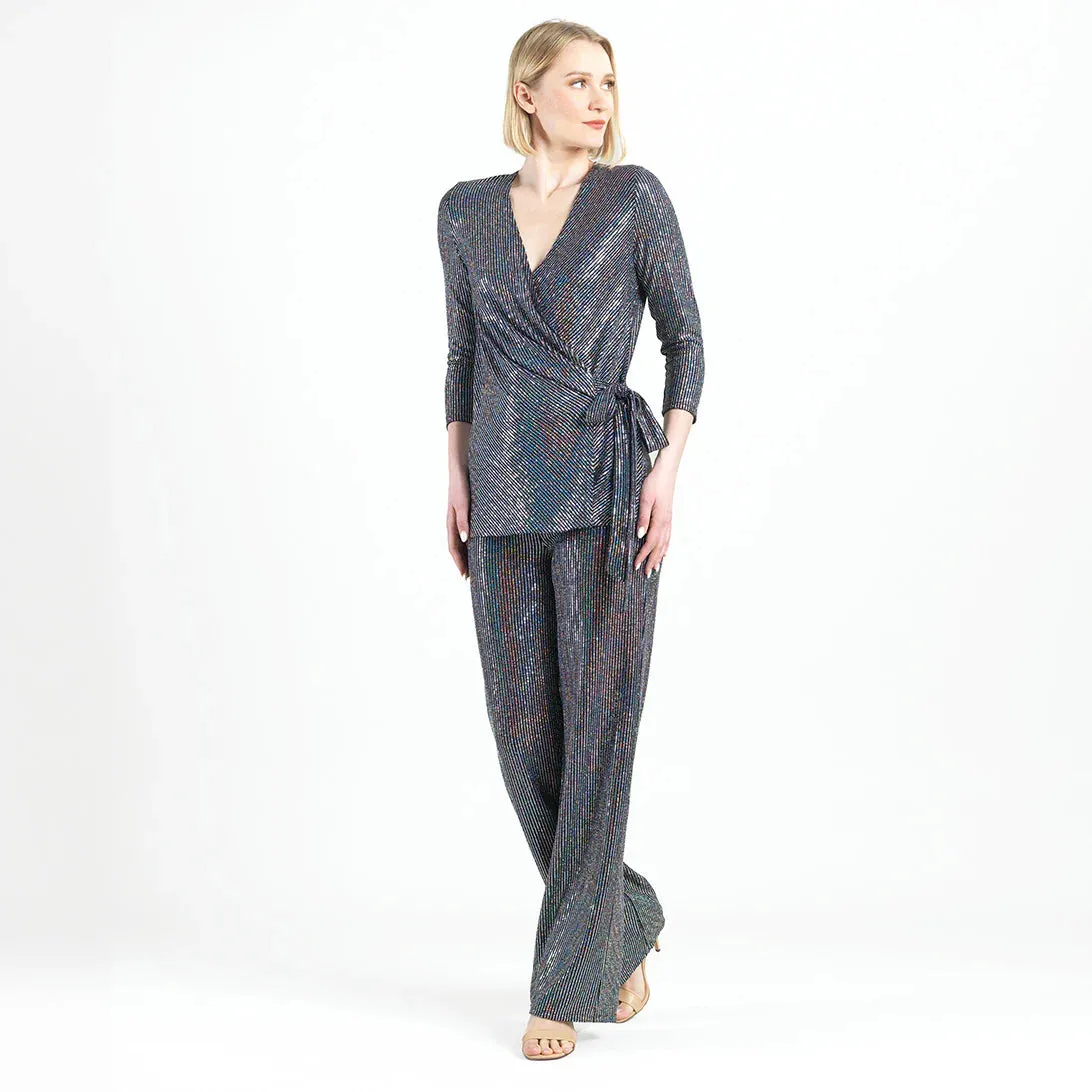 Shimmer Tunic in Black Silver by Clara Sun Woo