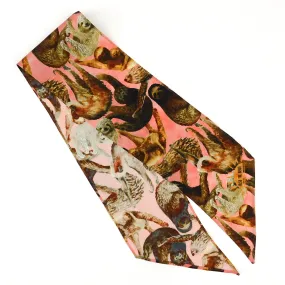 Sleuth of Sloths Print Silk Skinny Minnie