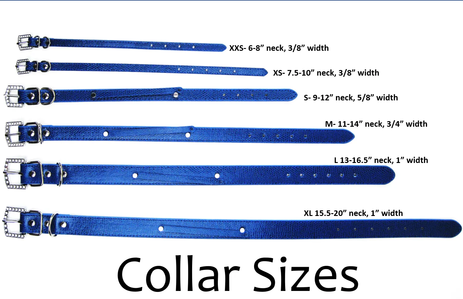 Sniffany Blue Chrome Pet Collar