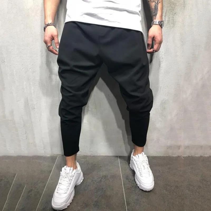 Solid Color Casual Sports Fitness Trousers