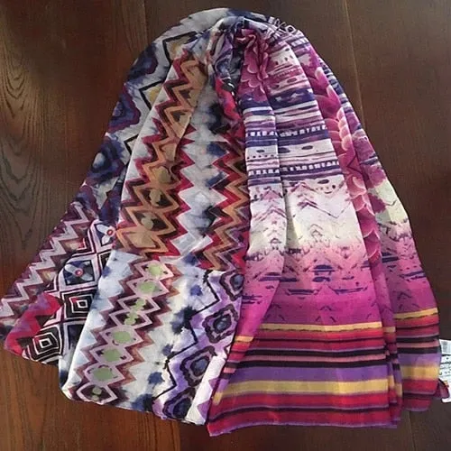 Spanish style scarf shawl beach towel