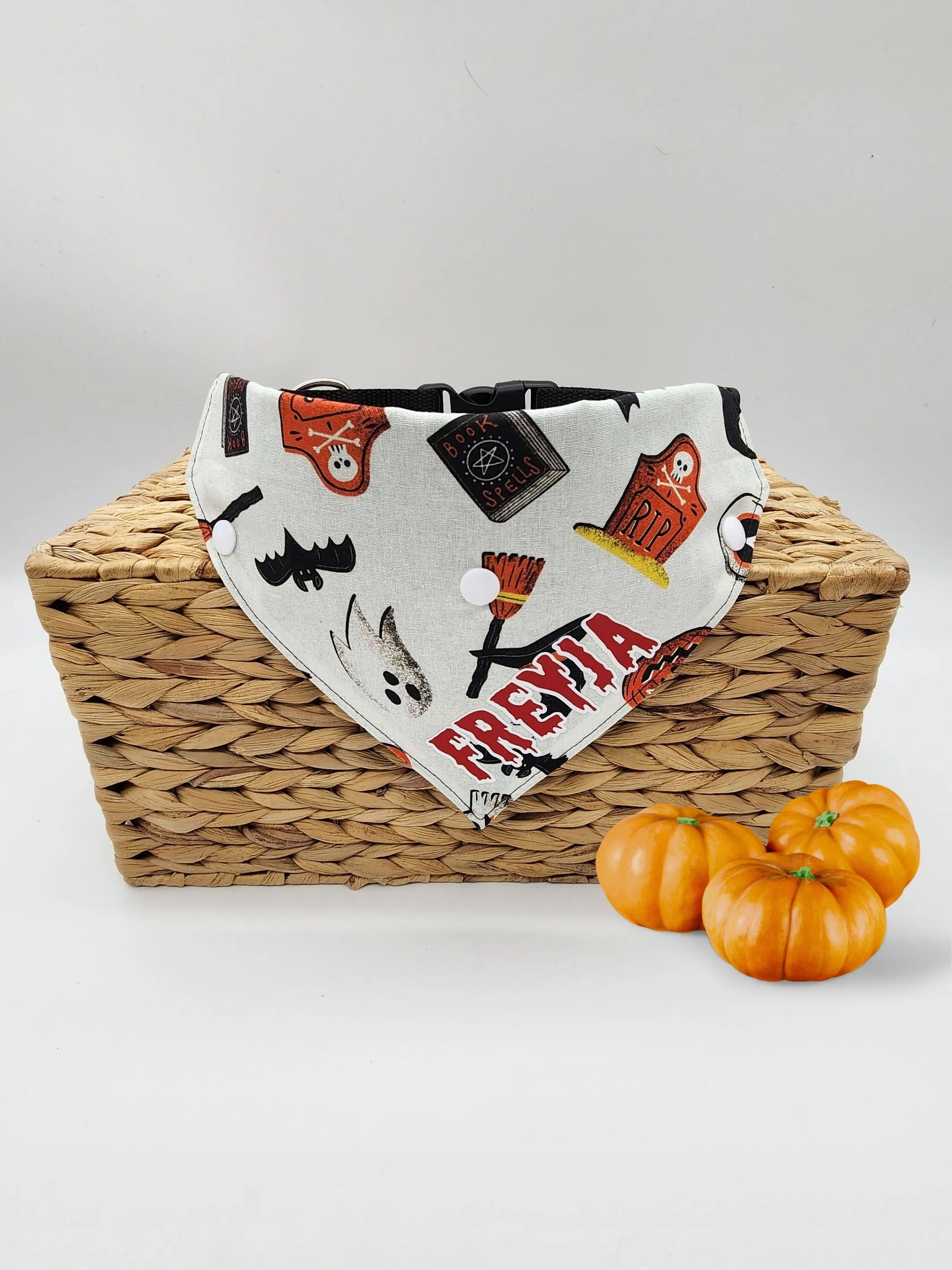 Spookalicious Halloween Dog Bandana