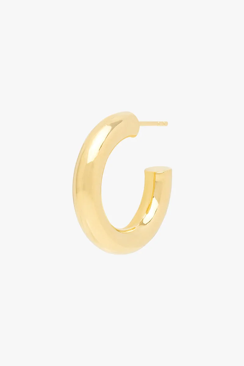 Statement chunky hoop gold plated (25mm)