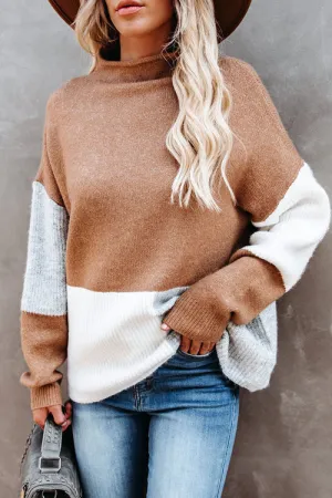 Stay Comfy High-Neck Knit Sweater