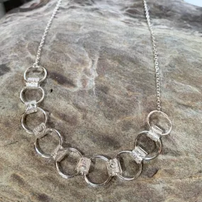 Sterling Silver Choker Chain Necklace