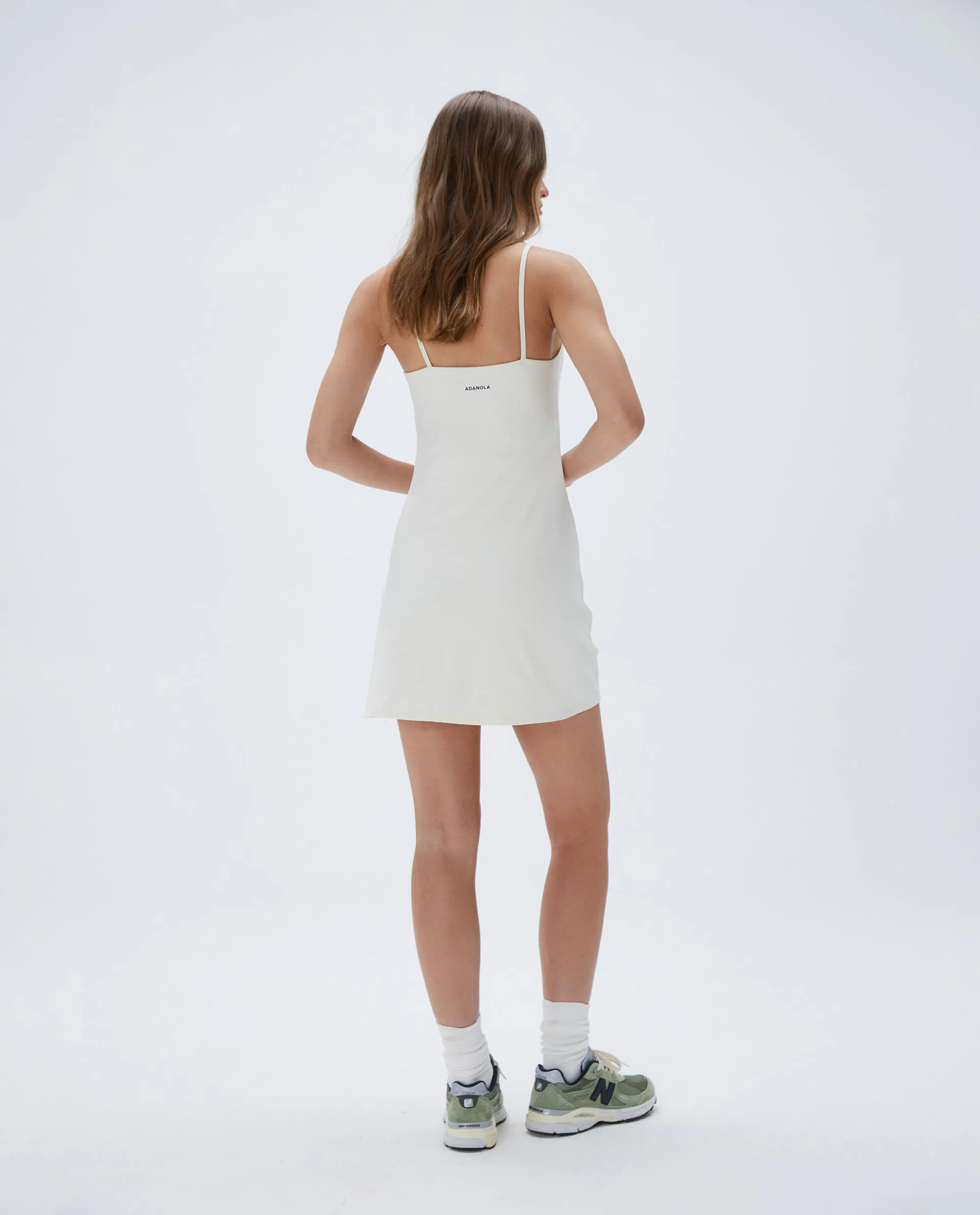 Strappy Tennis Dress - Marshmallow White