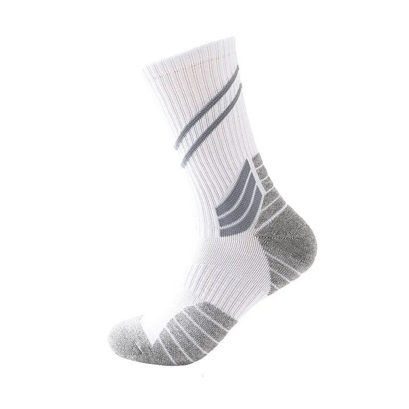 Striped Slash Sweat-Absorbent Non-Slip Basketball Socks