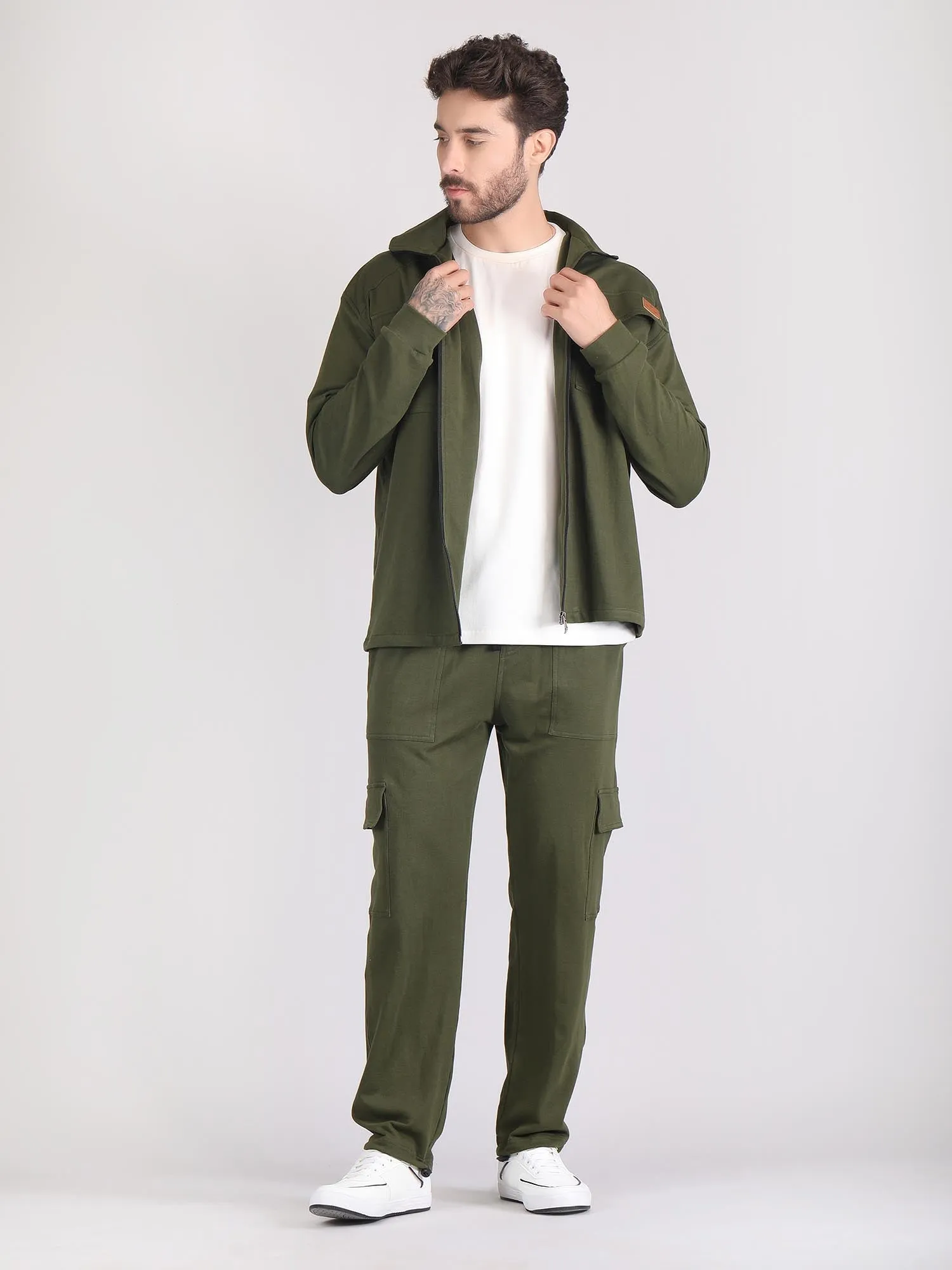 Stylish co ord shacket sets - Cotton men co ord shirt sets