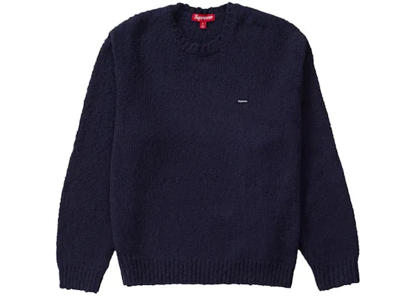 Supreme Bouclé Small Box Sweater Navy