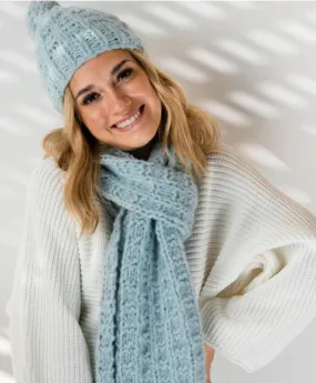 Texture Scarf & Beanie Knit Kit