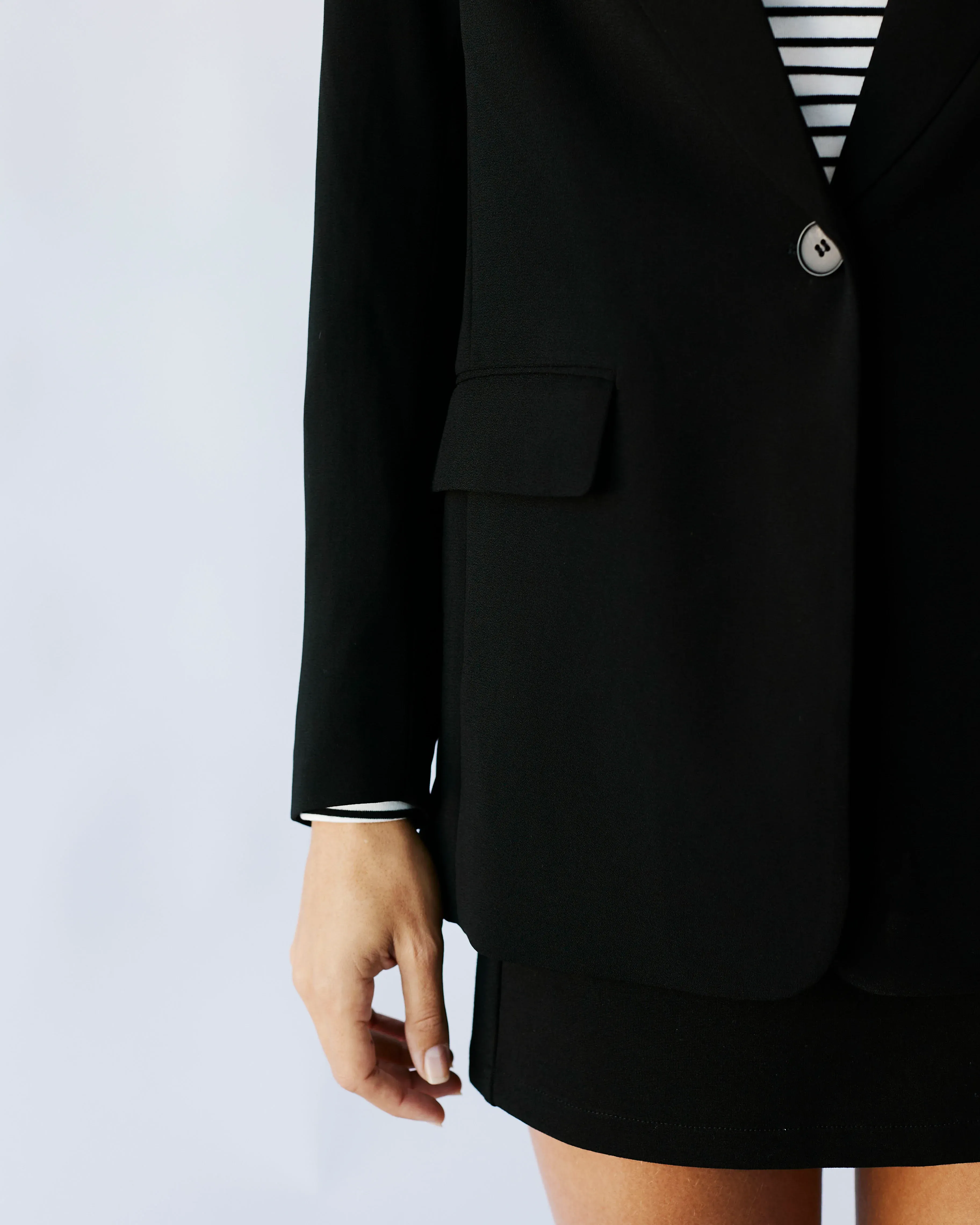 The Black Lined Blazer