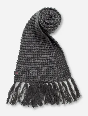 The Game Texas Tech Small Double T Charcoal Scarf