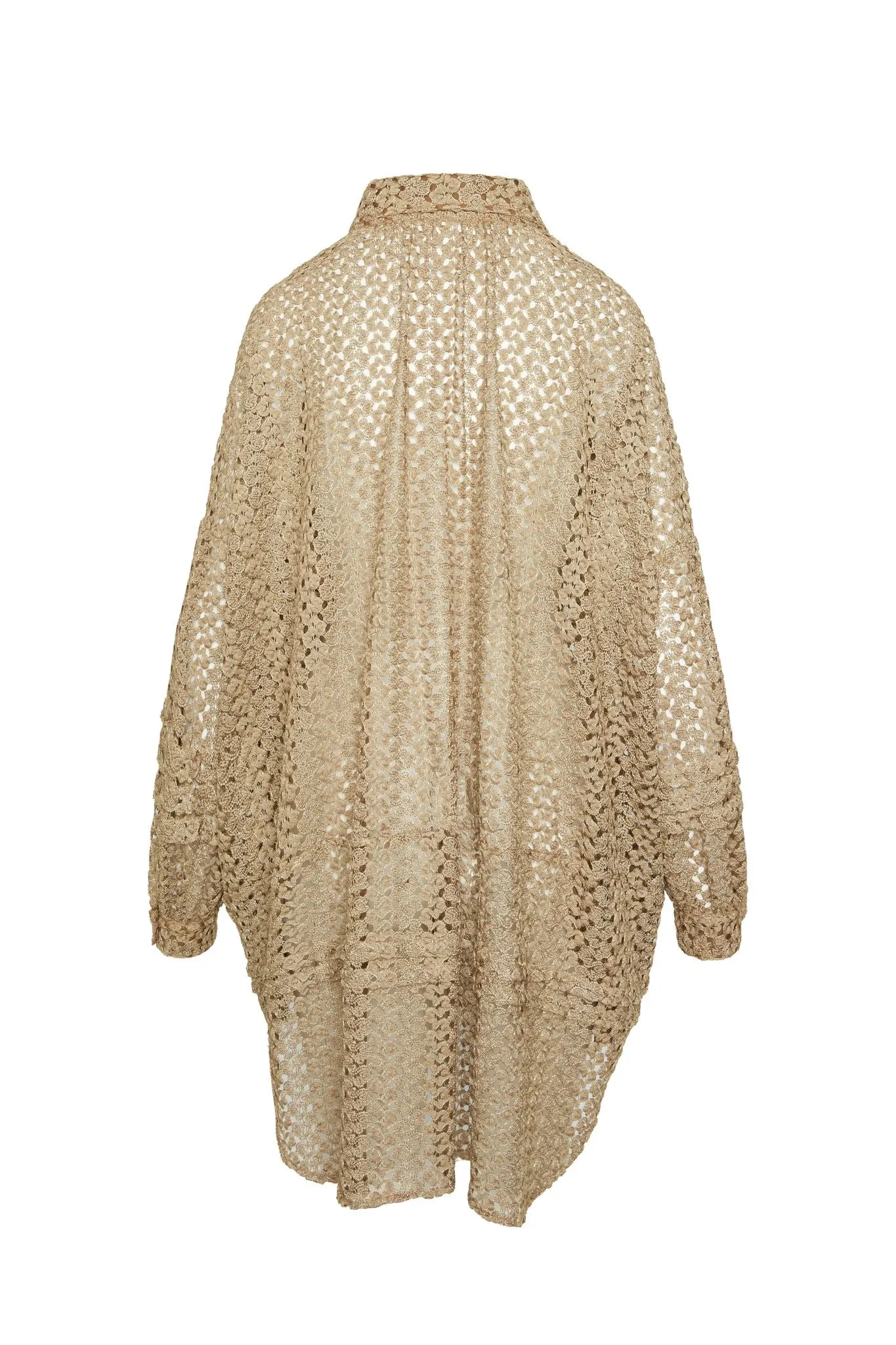 The Sabina Dress in Gold Knit