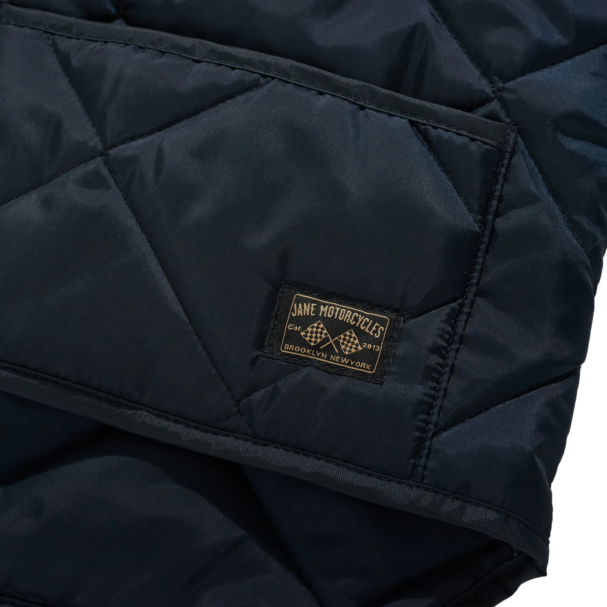 THE UNION QUILTED VEST - Navy